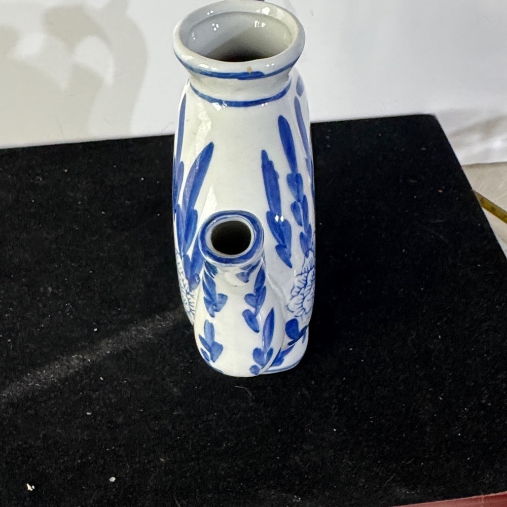 Two's Company Blue and White Ceramic Base - Picture 5 of 7